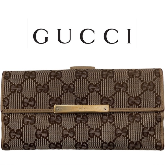 Gucci Handbags - 💯 Gucci | Signature Monogram Long Wallet